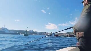 Первый выход на новой лодке у Бозджаады