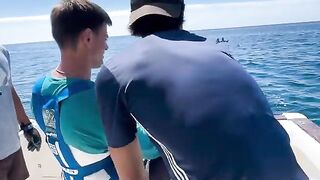 Первый голубой тунец у Фару стал личным рекордом около 172 кг