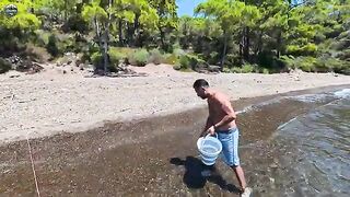 Пять ночей в палатке на лодке у Гёджека
