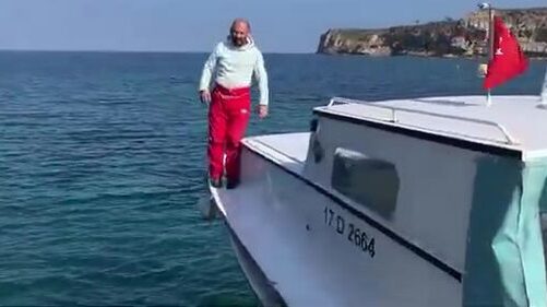 Неожиданный калкан у Гёкчеады