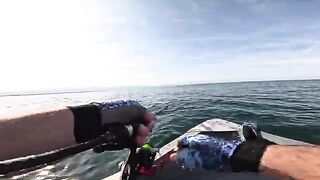 Пеламида на пилькер в Черном море у Кобулети