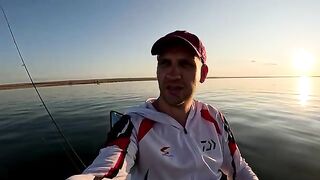 Ласкирь на сапе в озере Донузлав