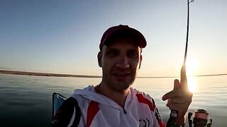 Ласкирь на сапе в озере Донузлав