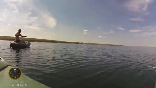 Донная ловля с лодки в заливе Донузлав