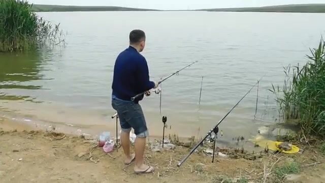 Рыбалка на Донузлаве, Крым, 2015