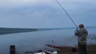 Ночная ловля леща на Братском море