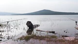 Ночная ловля леща на Братском море