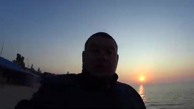 Утренняя рыбалка в Седово на Азовском берегу