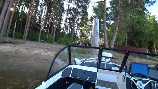 Ловля окуня на Рыбинском водохранилище в шторм