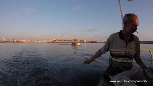 Рыбалка в открытом море у Сусса, Тунис