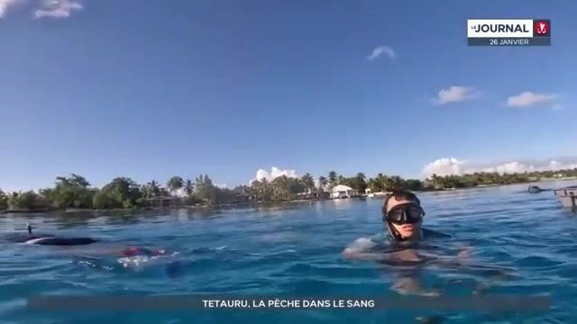 Утренний выход Тетауру в лагуну Рангироа