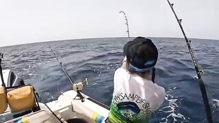 Береговые акулы и морская охота у острова Боа-Вишта