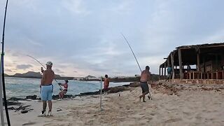 Береговые акулы и морская охота у острова Боа-Вишта