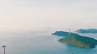 Канатная дорога из Антхой ведёт на Хон-Том