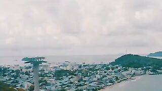 Канатная дорога из Антхой ведёт на Хон-Том