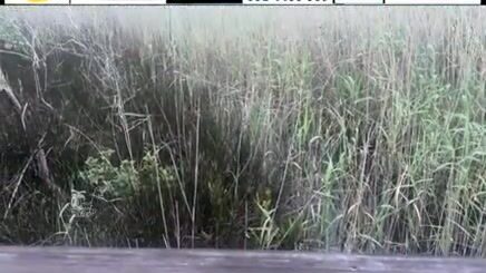 Подъем воды в устье у Сент-Люсии после дождей в ЮАР