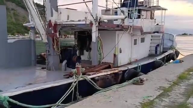 Вечерняя рыбалка на лимане в Синопе: закат, рыбаки и две рыбки мужа
