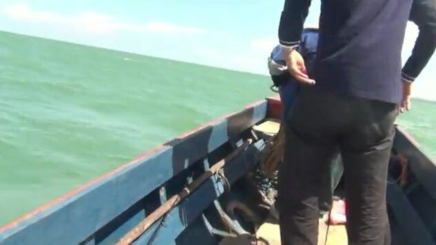 Пробная рыбалка у Тавау на море Сулавеси в Малайзии