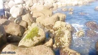 Волна у Мехдии унесла таз с мидиями и тремя рыбами