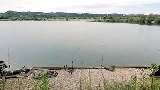 Зеркальный карп на 23,5 кг с надувной лодки в Штирии