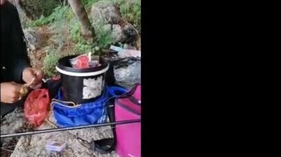 Подготовка снастей на пляже Найхарн шла при прибывающей воде