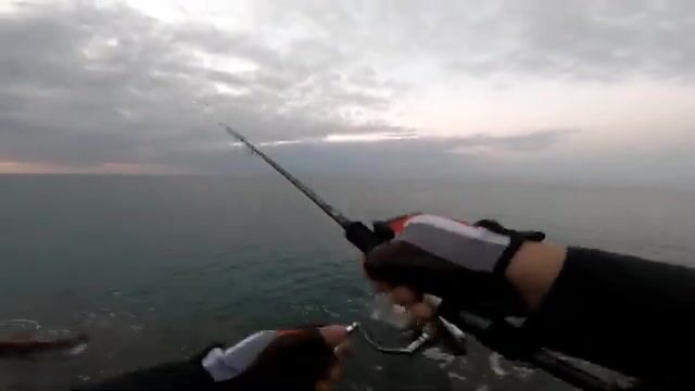 Поклевки и морская рыба у пирса в Конаклы