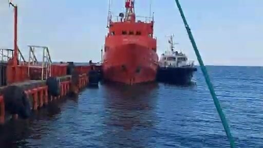 Ловля бычков и морского конька на старой пристани в Тамани