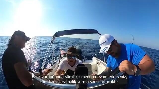 Выходим из Лапты и Алсанджака за тунцом и встречаем дельфинов