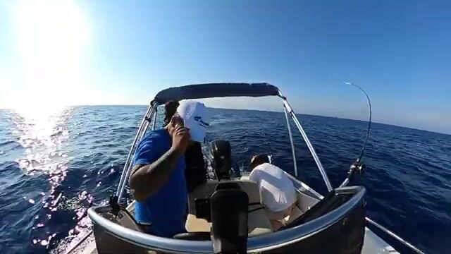Выходим из Лапты и Алсанджака за тунцом и встречаем дельфинов