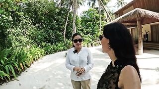 Отдых у рифа и встреча с мантами на Раа-атолле в InterContinental Maldives