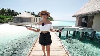 Отдых у рифа и встреча с мантами на Раа-атолле в InterContinental Maldives