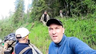 Два хариуса на блесну за вечер на реке Полта