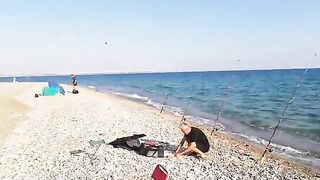 Кефаль на Коньяалты в Анталье порадовала друзей