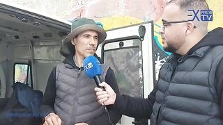 Разговор с любителями береговой рыбалки в Касабланке