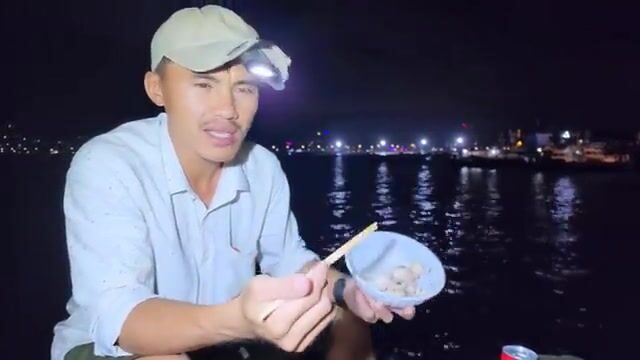 Измерение барракуды в Вунгтау и приготовление части улова
