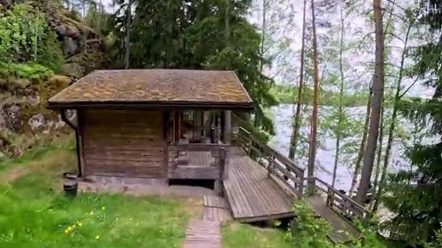 Коттедж на Кюмиоки с отдельной береговой сауной и лодкой в аренде