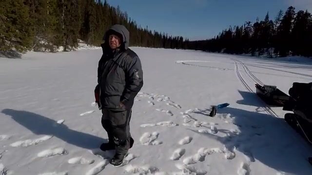 Апрельский выезд за хариусом в Архангельской области
