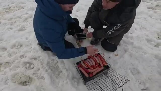 Редкий клев корюшки и наваги на Паранихе у Северодвинска