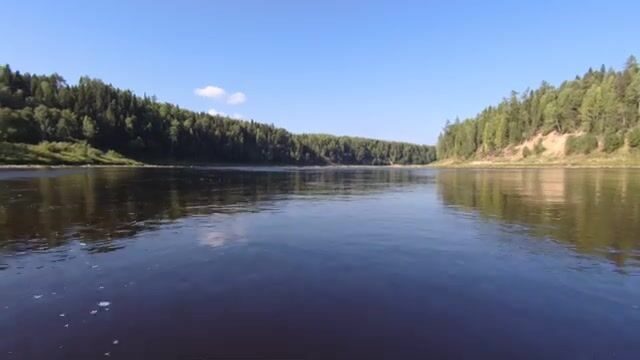 Спиннинговая рыбалка на реке Онеге у Кирилловки