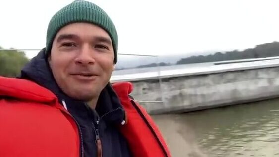 Ловля рыбца и подлещика втроем на островах морского канала Калининграда