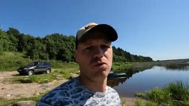 Язь вместо щуки клевал с лодки на реке Онеге