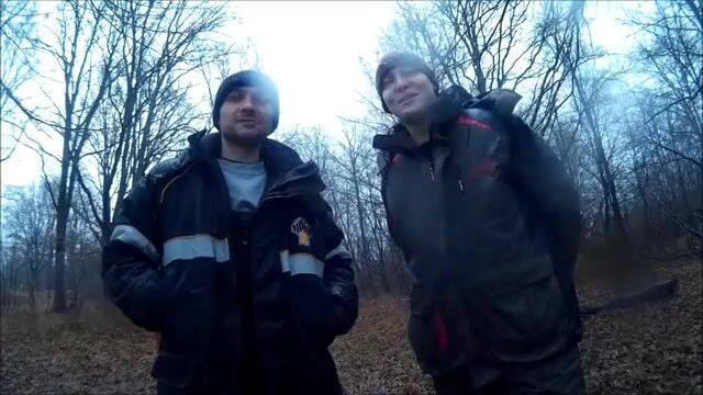 Декабрьский переезд с озера на канал под Калининградом
