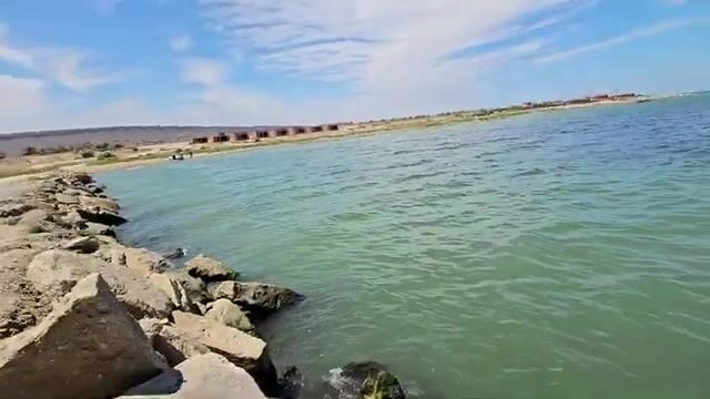 Ловля воблы у берега в Избербаше