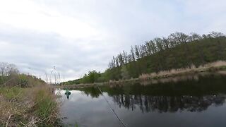 Дневная ловля окуней на дропшот с червем в Гамбурге