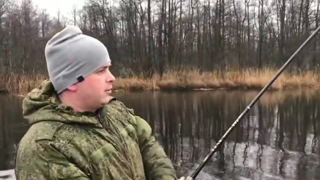 Первая январская щука Лешки в Калининградской области