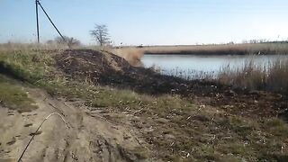 Тишина на реке Обиточной в Приморске