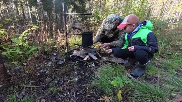 Две щуки на воблер на сплаве в Архангельской области