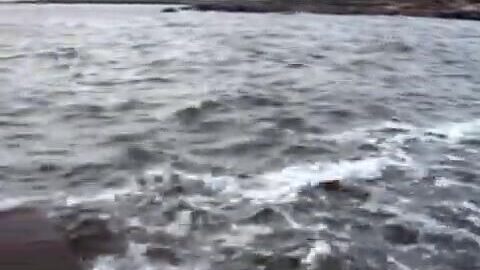 Вечерний поиск омуля в Енисейском заливе на Диксоне