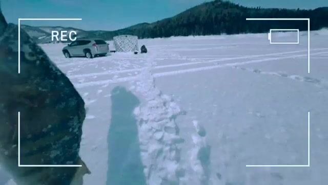 Зимняя рыбалка на Красноярском водохранилище