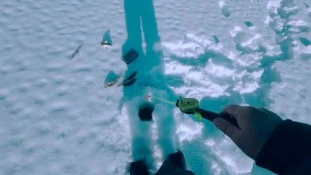 Зимняя рыбалка на Красноярском водохранилище